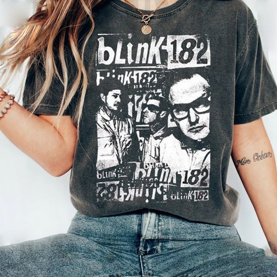 182 World Tour 2023 Shirt, Vintage Blink Tee, Blink Band Tee