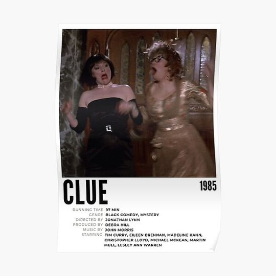 Discover Clue (1985) Premium Matte Vertical Poster