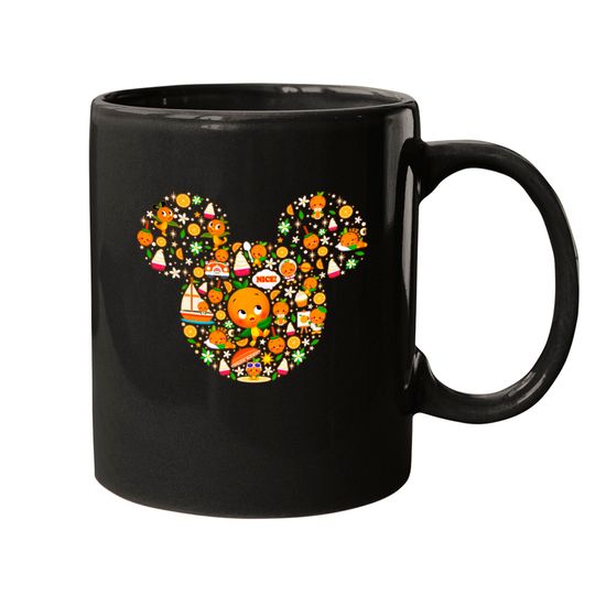Funny Orange Bird Mugs, Hello Sunshine Mugs, Summer Trip Mugs, Orange Bird Flower Garden Mugs, Disney Trip Mugs