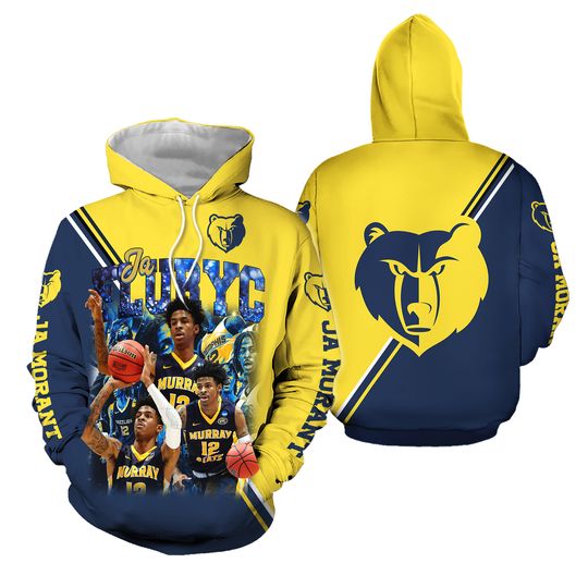 Ja Morant 3D Hoodie, Ja Morant Basketball Tee, Ja Morant Sport Champion 3D Hoodie