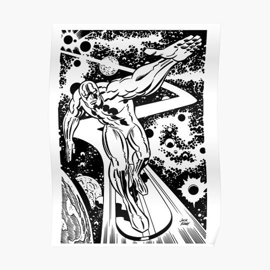 SILVER SURFER Premium Matte Vertical Poster