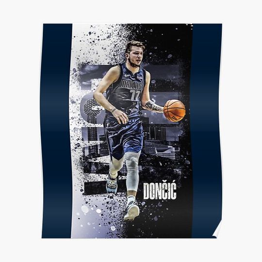 Luka Doncic Premium Matte Vertical Poster