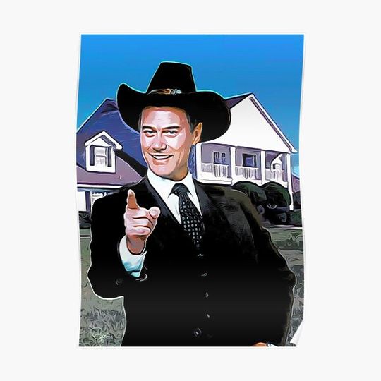 Discover JR EWING- DALLAS Premium Matte Vertical Poster