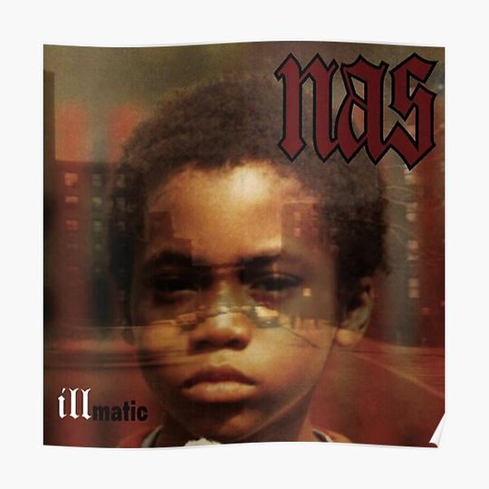 Discover Nas - Illmatic Album cover Premium Matte Vertical Poster