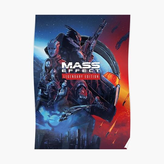 Mass Effect Legendary Edition Poster Premium Matte Vertical Poster