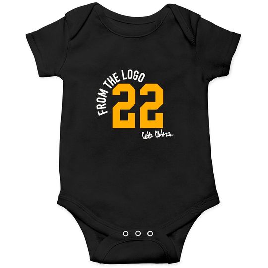 caitlin clark 22 from the logo Iowa Basketball player Essential Onesies