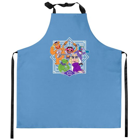 The Muppets Show Group Custom Disney 100 Years Of Wonder Kitchen Aprons