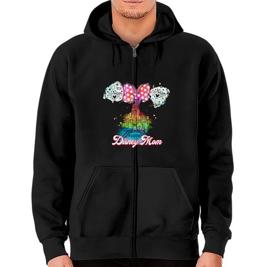 Disney Mom Castle Zip Hoodies, Disney Mothers Day Zip Hoodies, Magic Kingdom Mouse Ears