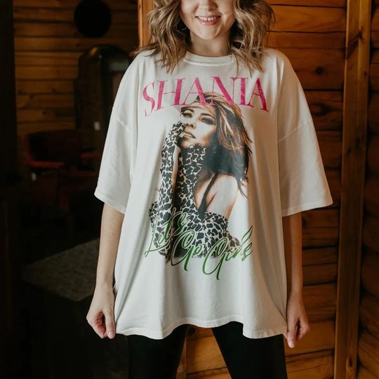 Shania Twain Let's Go Girls Unisex T-shirt, Shania Twain Vintage Style