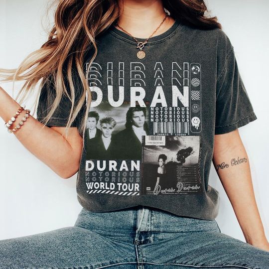 Duran Duran Music Shirt, Vintage North American Tour 2023