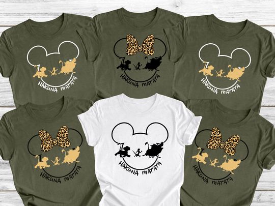 Disney Hakuna Matata Shirt, Animal Kingdom Shirts, Disney Family Shirts, Leopard Vacation Shirts