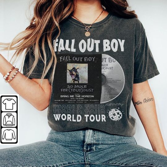 Fall Out Boy Music Shirt, Vintage FOB So Much For Tour 2023