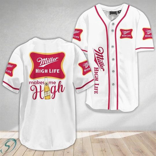 Discover Miller Highlife Make Me High Baseball Jersey