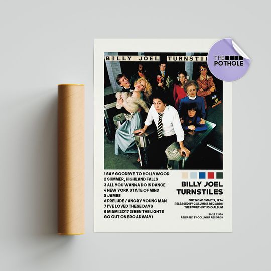 Billy Joel Posters, Turnstiles Poster