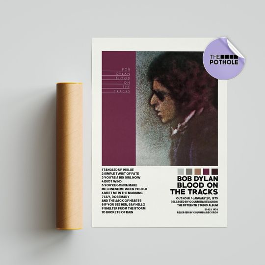 Bob Dylan Posters / Blood On The Tracks Poster