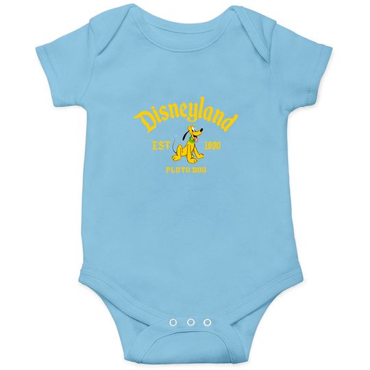 Pluto Disneyland Onesies, Mickey And Friends Onesies, Disney Pluto Onesies