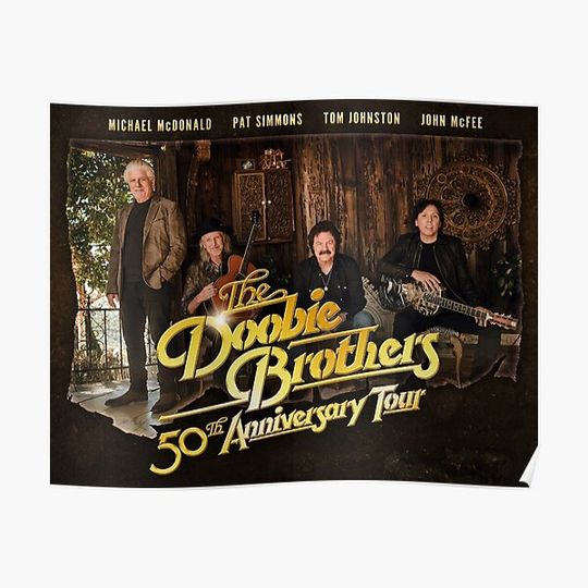 Discover 50 th anniversary doobie tour 2020 brothers menpora Premium Matte Vertical Poster
