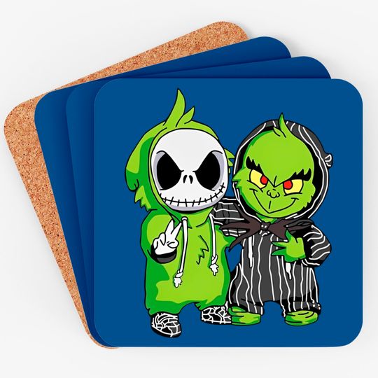 Jack Skellington Coasters, Oogie Boogie Coasters, Halloween Kids, Disney Coasters