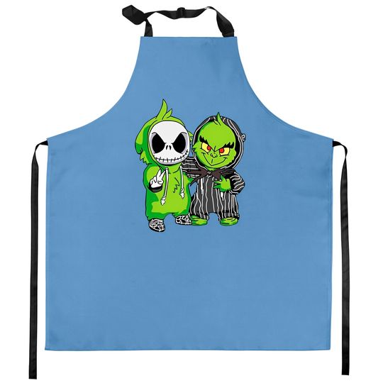 Jack Skellington Kitchen Aprons, Oogie Boogie Kitchen Aprons, Halloween Kids, Disney Kitchen Aprons
