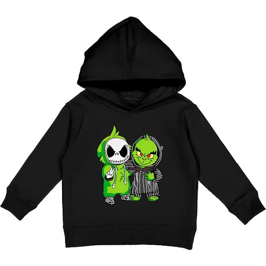 Jack Skellington Kids Pullover Hoodies, Oogie Boogie Kids Pullover Hoodies, Halloween Kids, Disney Kids Pullover Hoodies