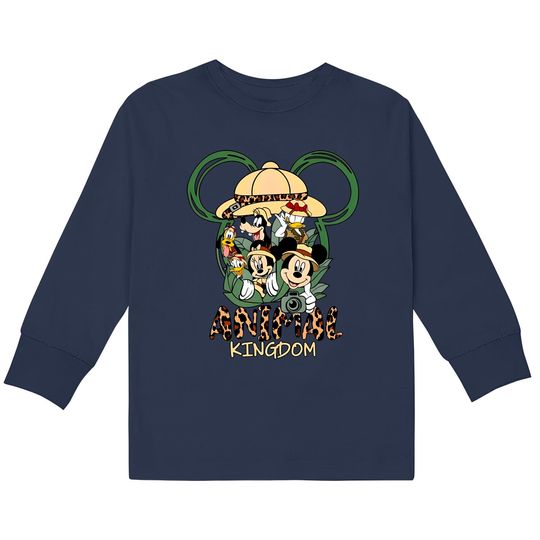 Disney Animal Kingdom Kids Long Sleeve T-Shirts, Animal Kingdom