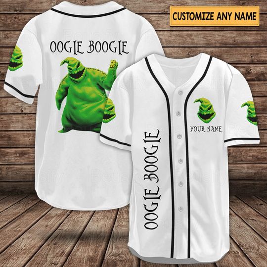 Oogie Boogie Jersey, Baseball Jersey Shirt