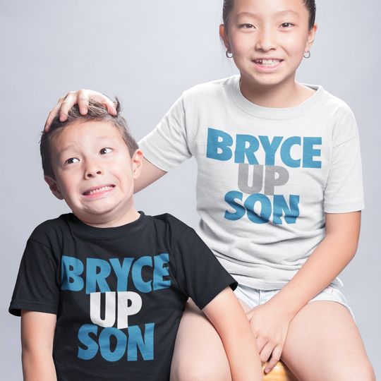 Bryce Up Son Bryce Young Youth Tee Carolina Panthers Shirt