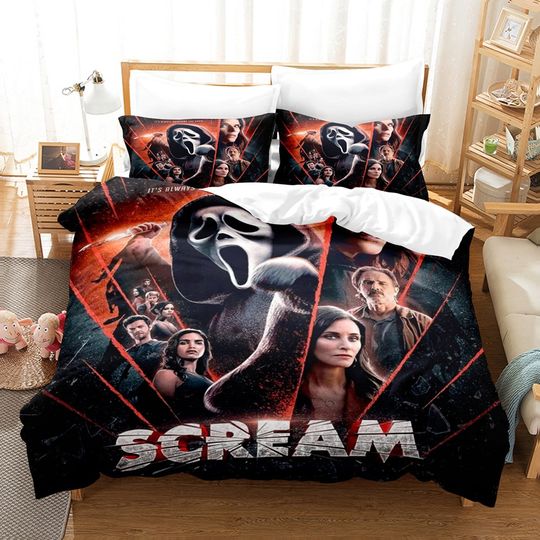 Scream 6 Movie  Bedding Set Home Decor