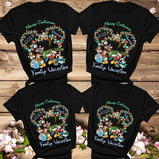 Discover Disney Christmas 2023 Shirts,Disney Christmas Matching
