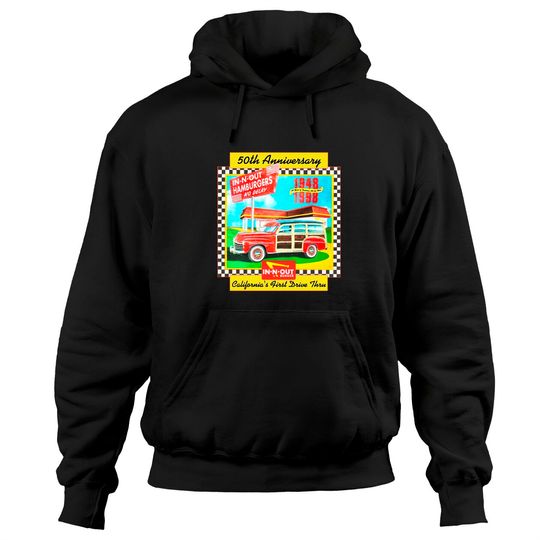 Discover Vintage 1998 In-N-Out Burger California Promo Hoodies