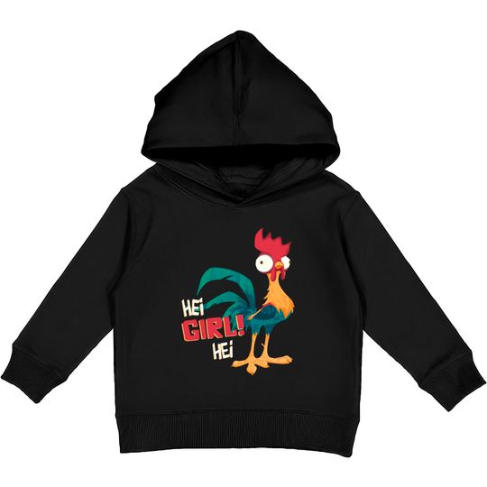 Discover Disney Moana Hei Hei Chicken Hei Girl Hei Comfort Colors Kids Pullover Hoodies Unisex