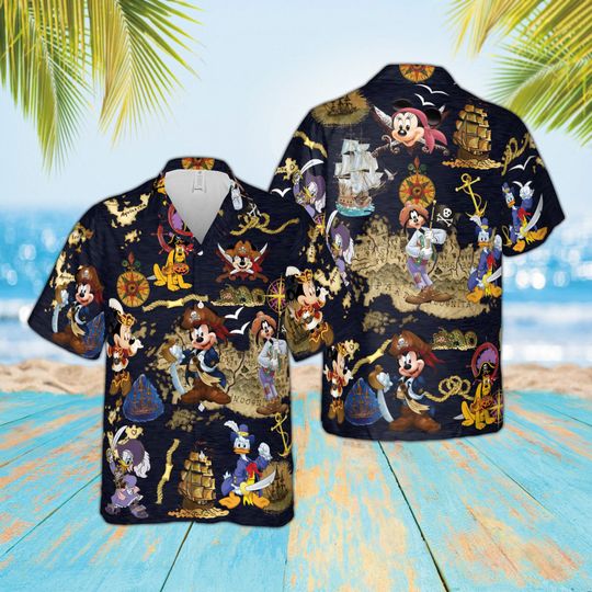 Discover Disney Pirates of Caribbean Hawaiian Shirt