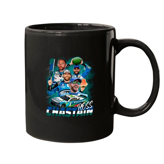 Ross Chastain Nascar Mugs, Racing Vintage Mugs,  Trackhouse Racing
