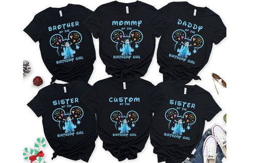 Custom Elsa Birthday Shirt, Disney Frozen Shirt, Elsa Birthday Shirt
