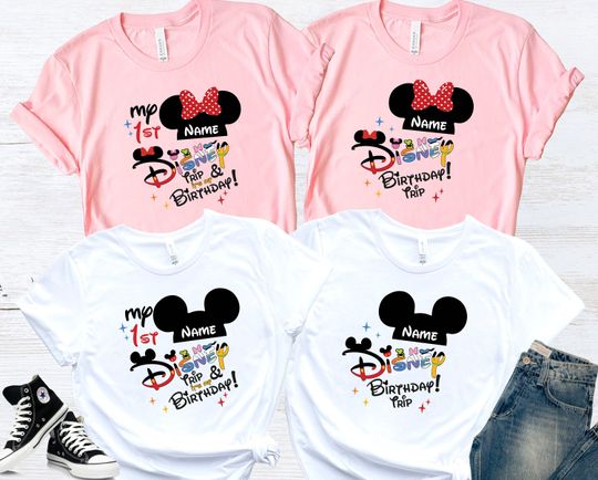 My First Disney Trip and It's my Birthday, Disney Birthday Trip Shirt