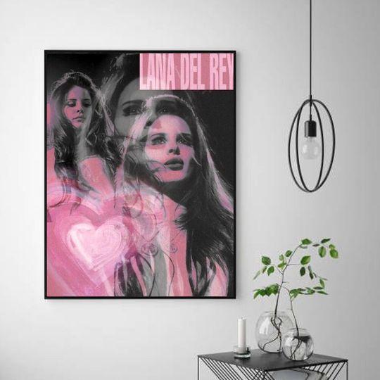 Discover Lana Del Rey Poster, Vintage Music Poster
