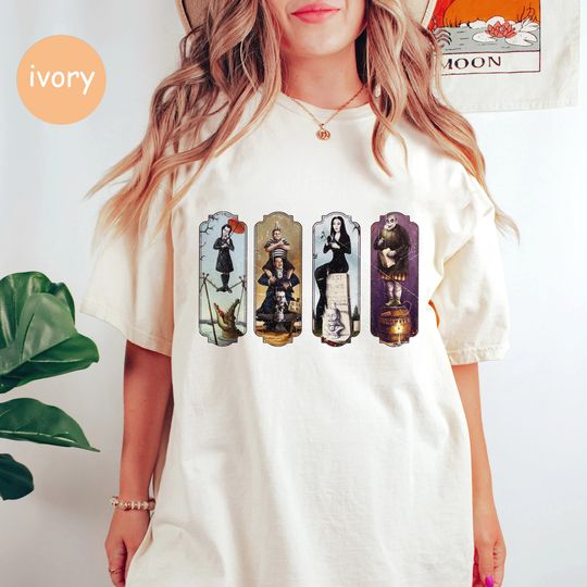Retro Disney The Haunted Mansion Shirt, Wednesday Addams Queen Shirt