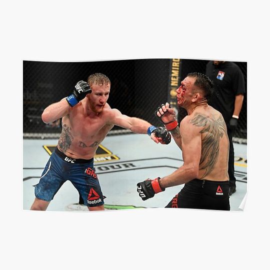Justin Gaethje UFC Premium Matte Vertical Poster