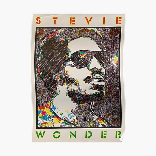 Stevie Wonder Premium Matte Vertical Poster