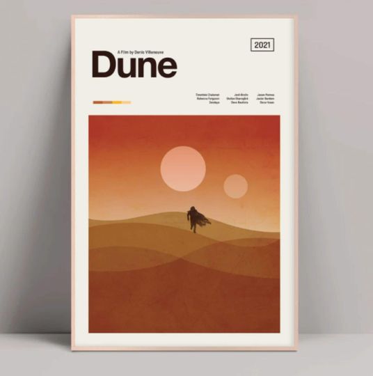 Retro Dune Movie Poster