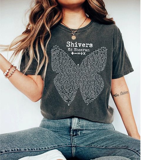 Discover Shivers Shirt, Ed Shee 2023 Tour Shirt,The Mathletics Concert Shirt, Ed Shee Shivers Song Lyrics