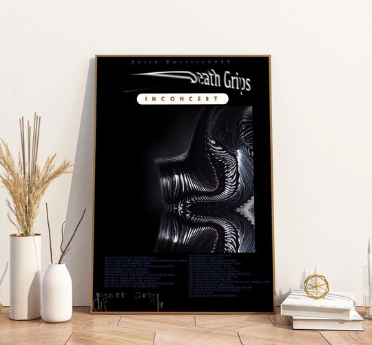 Death Grips Band North America Tour 2023 Poster, Death Grips Band Poster, Music Gift