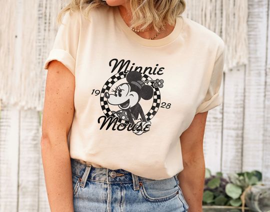 Retro Disney Classic Minnie Mouse Shirt, Disney Minnie 1928 Shirt, Disney Family Vacation Shirt