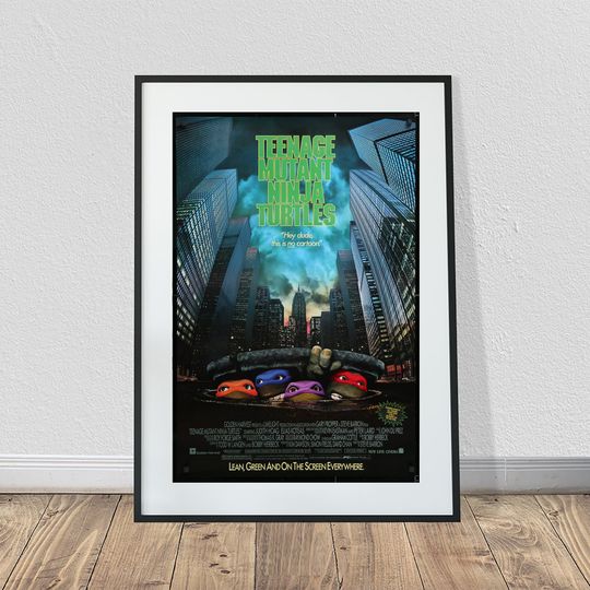 Teenage Mutant Ninja Turtles 1990 Movie Poster Cover