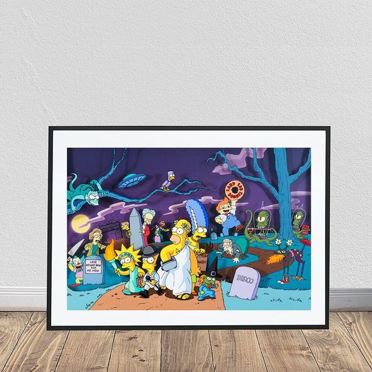 Discover Treehouse of Horror Collage Poster