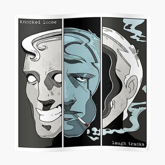 Discover Knocked Loose Laugh Tracks Premium Matte Vertical Poster