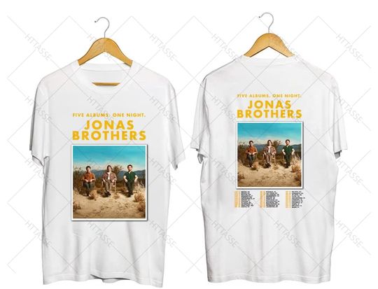 Jonas Brothers Tour 2023 shirt Classic, Five Albums One Night The Tour 2023Tshit