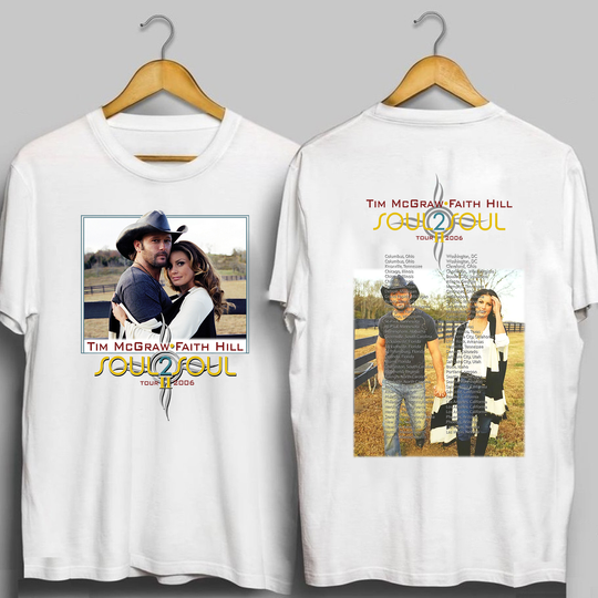 Faith Hill and Tim McGraw Tee-Thrift and Vintage