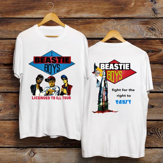 1987 Beastie Boys Licensed To Ill Tour T-Shirt, Beastie Boys T-Shirt