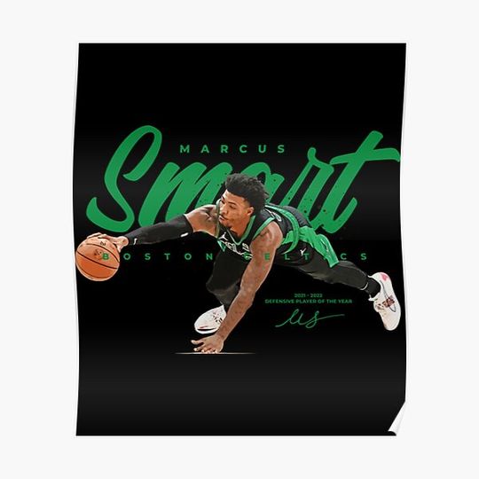 Discover Marcus Smart Premium Matte Vertical Poster